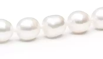 Perlenkllassiker Darstellung reisförmige Perlen für Perlenketten, Perlenarmbänder, Perlenohrringe und Perlenringe
